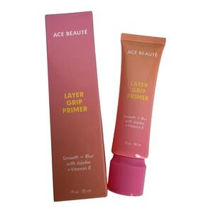 ACE BEAUTE‎ Layer Grip Primer Smooth Blur Jojoba Vitamin E 1oz 30ml